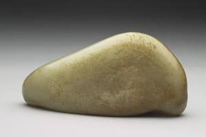 西元1644-1911年 清 青玉石子
