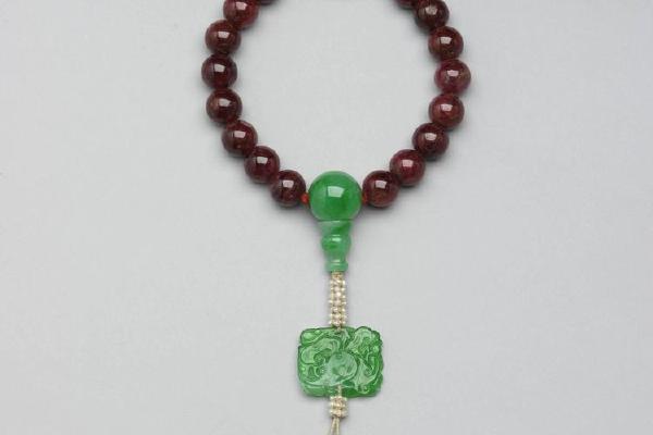 西元1644-1911年 清 红尖晶石手串