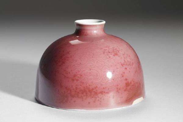 清  圣祖  西元1662-1722年 康熙 霁红花囊-1