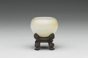 西元1644-1911年 清 白玉小水盛