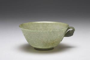 西元1644-1911年 印度  花蕾形单柄碗