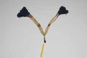 西元1644-1911年 珊瑚松石米珠穗