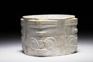 新石器时代 良渚文化 约西元前7000-2000年 良渚文化中期 玉琮