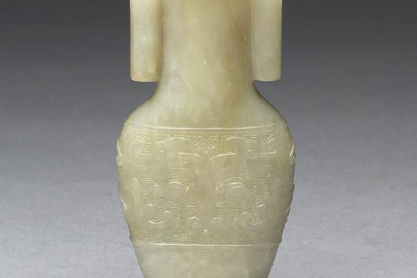 西元1644-1911年 清 白玉小瓶
