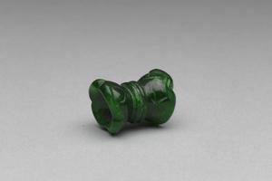 清 西元1644-1911年 翠荷叶结-1