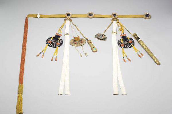 清  西元1644-1911年 皇帝吉服带