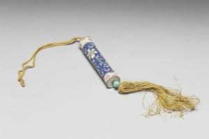 清 西元1644-1911年 粉彩瓷牙签筒-5