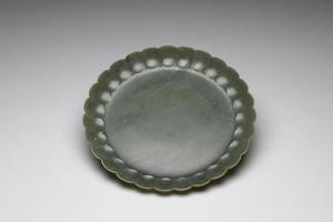 西元1644-1911年 印度  花边盘