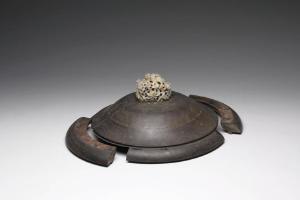 清 西元1271-1368 碧玉香炉（簋）