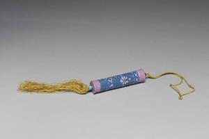 清 西元1644-1911年 粉彩瓷牙签筒-8