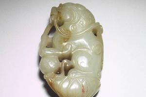 西元1644-1911年 清 狮形珮