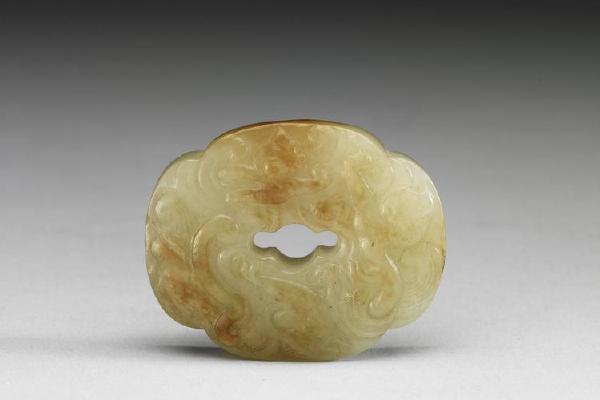 元至明 西元前206-西元220年 螭纹玉饰