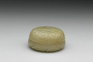 西元1644-1911年 清 青玉盒-2