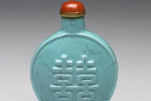 清 西元1700-1799年 十八世纪 松绿石釉