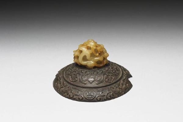 宋 西元1271-1368 白玉双耳杯