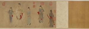 杨妃上马图（长卷）