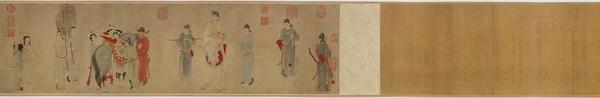 杨妃上马图（长卷）