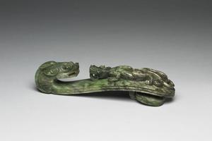清 西元1644-1911年 乾隆  玉带钩