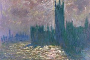 Houses of Parliament, Reflection of the Thames, 1900-01