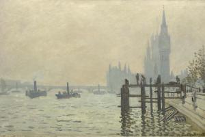 The Thames below Westminster