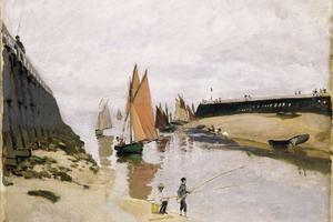 Entrance to the Port of Trouville, 1870