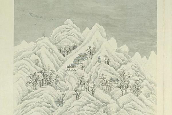 燕山八景图-4-西山晴雪