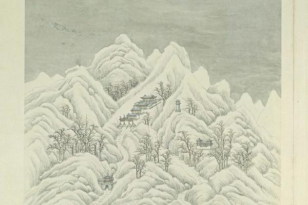 燕山八景图-4-西山晴雪