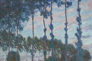 Poplars on the banks of the Epte, Evening Effect, 1891