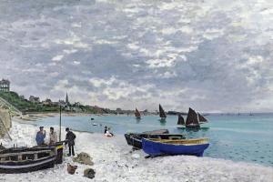 The Beach at Sainte-Adresse, 1867