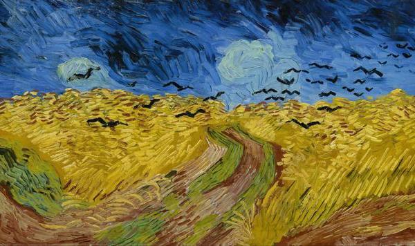 Wheatfield with crows (July 1890 - 1890)