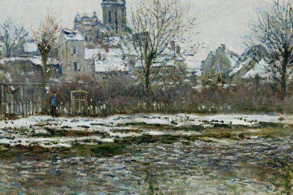 The Church at Vétheuil, Snow, 1878-1879