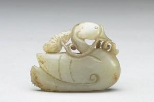 宋 西元960-1279年 玉鹅