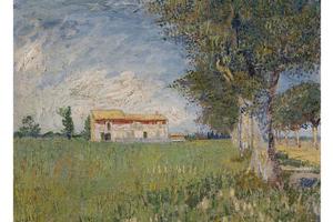 Farmhouse in a wheatfield (May 1888 - 1888)