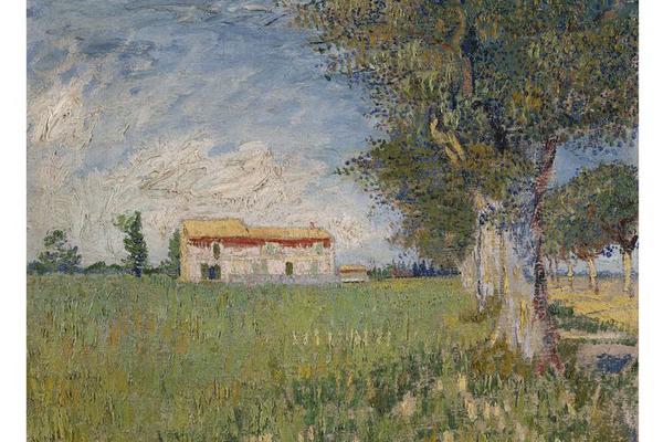 Farmhouse in a wheatfield (May 1888 - 1888)