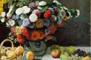 Flowers and fruit, 1869