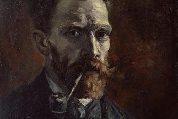 Self-portrait with pipe (September 1886 - November 1886)
