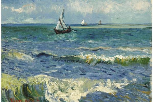 Seascape near Les Saintes-Maries-de-la-Mer (June 1888 - 1888)