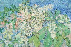 Chestnut tree in blossom1890