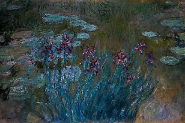 Irises and Water-Lilies, 1914-1917