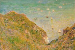 On the Cliff at Pourville, Bright Weather, 1882