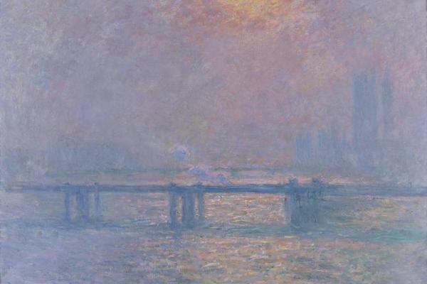 Charing Cross Bridge, The Thames, 1903