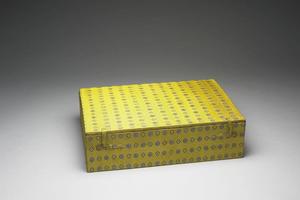 西元1644-1911年 寿字锦地纹织锦如意式函套