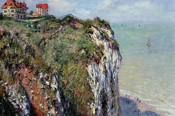 The Cliff at Dieppe, 1882