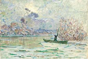 Claude Monet - The Winter, near Lavacourt, 1880