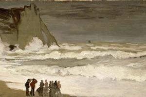 Rough Sea at Etretat, 1868-1869