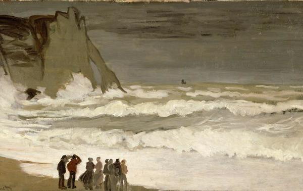Rough Sea at Etretat, 1868-1869