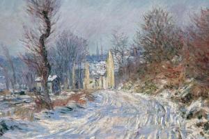 The Road at Giverny in Winter, 1885