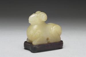 宋 西元960-1279年 白玉小羊