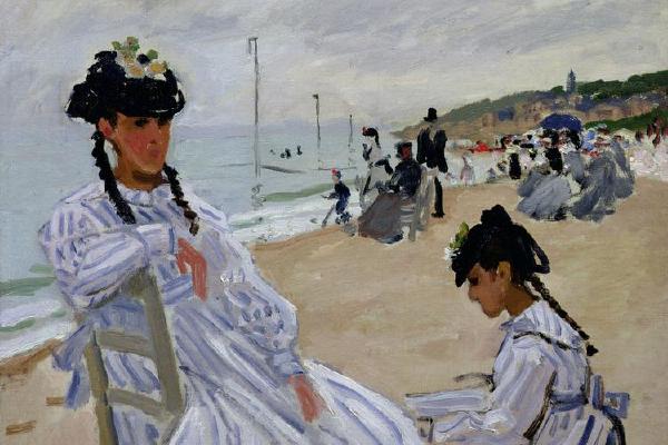The Beach at Trouville, 1870-71