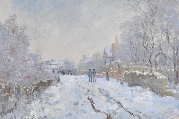 Snow Scene at Argenteuil